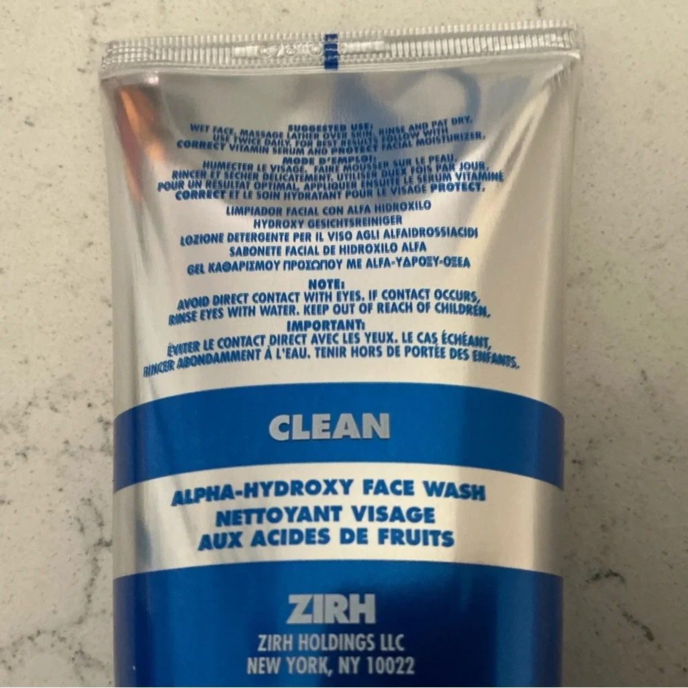 Zirh men’s aloe Vera face wash and shave gel set